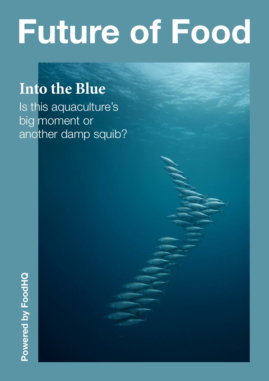 Cover of Future of Food issue 06, Into the blue