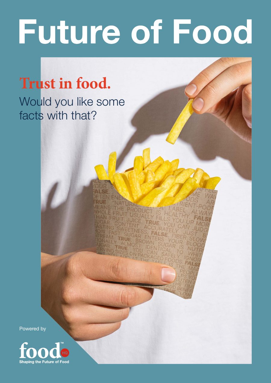 Cover of Future of Food issue 10, Trust in food
